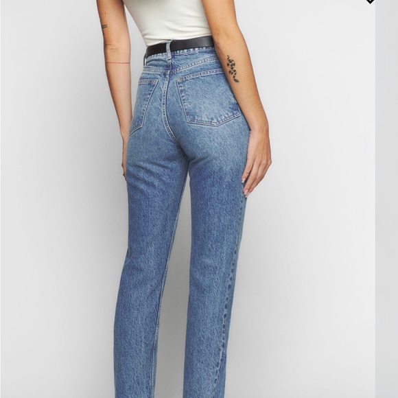 Reformation High Waisted, Cropped, Relax Fit Jeans Sz 29 - Picture 5 of 5
